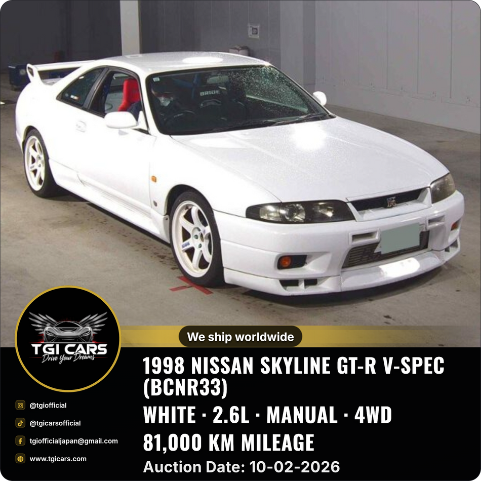 1998 Nissan Skyline GT-R V-Spec (BCNR33)
