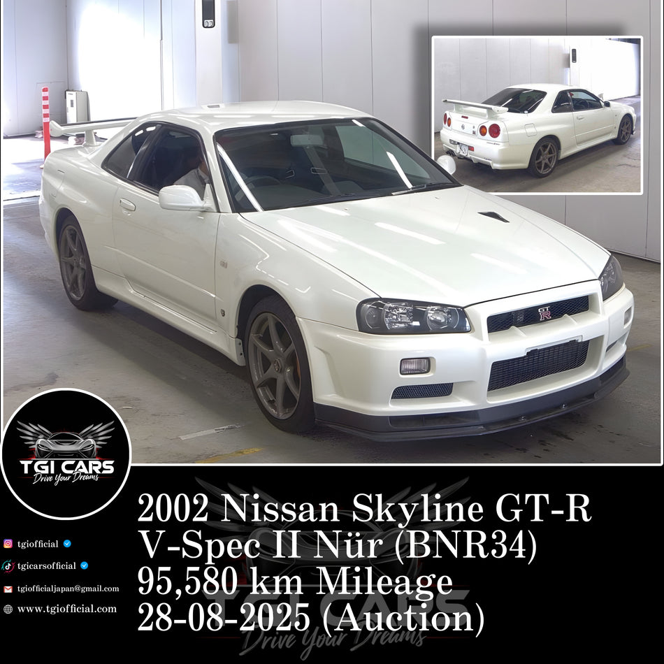 2002 Nissan Skyline GT-R V-Spec II Nür (BNR34)